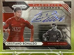 【ロナウド サイン枠内】PANINI PRIZM PREMIER LEAGUE SOCCER 2020 CRISTIANO RONALDO AUTO クリスティアーノ・ロナウド　サイン　マグホ付