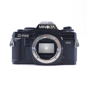 美品 MINOLTAミノルタ New X-700 （シャッターOK 露出OK）フィルム一眼レフカメラ #0064