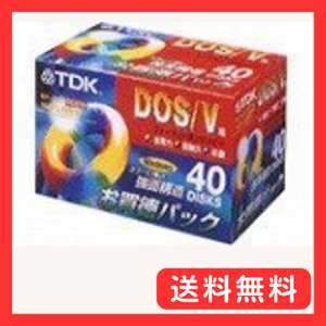 TDK 3.5型フロッピーディスク 2HD DOS/V Windows 40枚 MF2HD-BMX40S