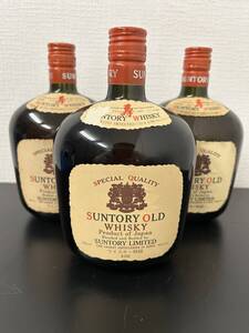  【大阪府内発送限定】3本セット サントリー オールド ウイスキー 760ml 43% 特級表示 241111 SUNTORY OLD