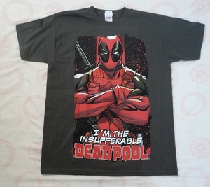 即決☆USA・レア古着☆DEADPOOL デッドプール Tシャツ Mサイズ 美品 MARVEL マーベル デッドプール&ウルヴァリン