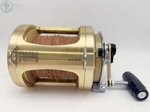 AL0606084　▲ １円～ SHIMANO シマノ TIAGRA ティアグラ 80W 船用 手動 リール フィッシング 釣り 道具 中古 現状品