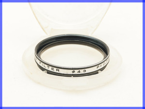 アイレス 43mm ピッチ0.75 ねじ込み UV フィルター AIRES M43mm Screw-in Pitch=0.75mm SL39C Filter