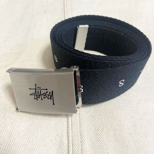 【中古 美品】Stussy ステューシー メンズ ベルト ブラック M