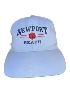 NEWPORT BEACH ベースボールキャップ 水色