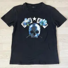 激レア GIVENCHY トランプスカルフラワーTシャツ ブラック M 12s