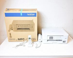 209＊中古 brother ブラザー インクジェット 複合機 MFC-J739DN 本体 子機付き Privio/プリビオ FAX 通電確認済み＊