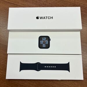 【692】未使用品 未開封品 Apple Watch SE 第2世代 44mm A2723 ミッドナイト アルミニウム製 GPSモデル アップルウォッチ スマートウォッチ