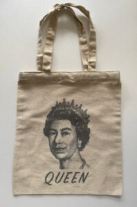 Canvas tote bag/キャンバストートバッグ【エリザベス女王/Queen Elizabeth】ロイヤル/エリザベス2世/Elizabeth II/シンプル/ナチュラル-2