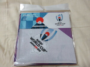 RUGBY ラグビー WORLD CUP ワールドカップ JAPAN 日本 Match Venues Bandana 試合会場 バンダナ オフィシャル 公式 東京都 未開封 未使用 2