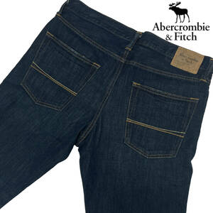 Abercrombie & Fitch アバクロ BAXTER W33 (約93cm W36相当) ローライス スリム ブーツカット メンズ デニム パンツ ジーンズ バクスター