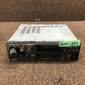 AV11-501 激安 カーステレオ MITSUBISHI MB920296？ RY-224Y-S カセットデッキ FM/AM オーディオ 通電未確認 ジャンク