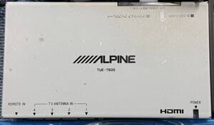 中古 ALPINE アルパイン デジタルテレビチューナー HDMI接続 TUE-T600 新品フィルムアンテナ付き