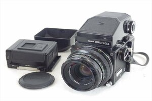 ☆ ZENZA BRONICA ゼンザブロニカ ETR 中判カメラ 1:2.8 75mm 現状品 中古 241107M4640