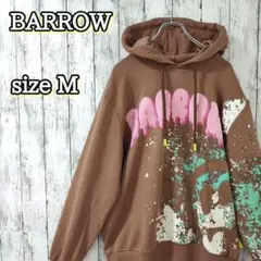 BARROW☆カラフルロゴ　ペイント　プルオーバーパーカー　ユニセックス　M