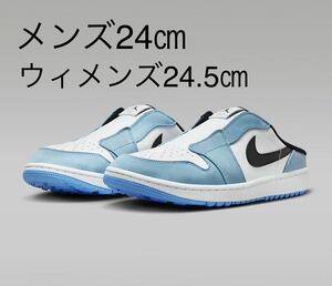 【送料無料】【新品】NIKE AIR JORDAN 1 GOLF MULE ナイキ エアジョーダン 1 ゴルフ ミュール ユニバーシティブルー