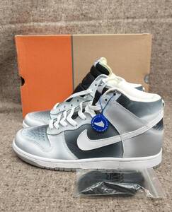 [未使用] NIKE ERIC HAZE DUNK HIGH PREMIUM MID GREY エリックヘイズ コラボ ダンク 27.5cm スニーカー 03年製 306799-011 店舗受取可