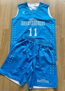 多摩フェアリーズ　INDEPENDENCE BASKETBALL　女子バスケ　リバーシブル　ユニフォーム　ゲームシャツ　LLサイズ　非売品　一点物