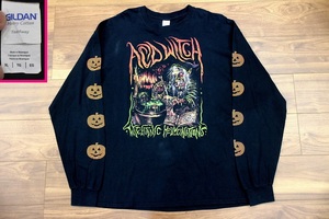 レア★08年製 ACID WITCH 袖プリ ロンT【XL】ビンテージ バンドTシャツ★デスメタル メタリカ メガデス90s 80s santacruz powell ZORLAC