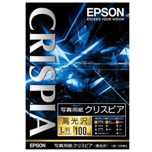 【新品】(まとめ) エプソン EPSON 写真用紙クリスピア〔高光沢〕 L判 KL100SCKR 1箱（100枚） 〔×10セット〕