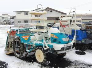 【難有】岩手発!! クボタ 田植え機 8条植え SPD8 軽油 セルスタート 始動走行確認OK 現状渡し 売切!!