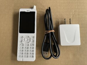 ジャンク現状品 通電のみ willcom WX01JR 日本無線 PHS電話機 2014年製 ★AB1320