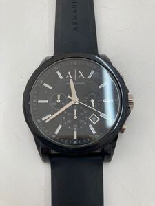 1円スタート　アルマーニ エクスチェンジ ARMANI EXCHANGE AX1326 クロノグラフ　クォーツ　本体のみ　動作確認済み　1126a