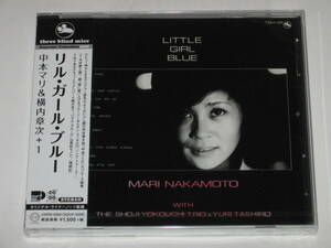 新品CD 中本マリ&横内章次+1『リル・ガール・ブルー/Little Girl Blue』TBM/稲葉国光/ジミー竹内/田代ユリ/Mari Nakamoto/Three blind mice