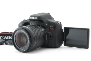 【美品】Canon キヤノン EOS Kiss X8i レンズキット 新品SD32GB付き ショット数4106回