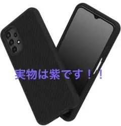 [Galaxy A13(4G)]SolidSuitケース耐衝擊 パープル