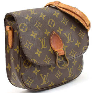 ルイヴィトン サンクルーMM クロスボディ ショルダーバッグ M51243 モノグラム ブラウン LOUIS VUITTON Saint Cloud MM