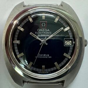 オメガ ジュネーブ f300Hz クロノメーター メンズ 音叉式 デイト OMEGA Geneve Spyder dial electronic chronometer cal.1250 32-1