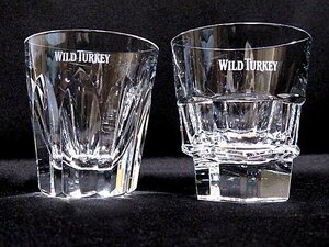 Baccarat バカラ クリスタル ①アビス ②ポリニャック　ロックグラス タンブラー 2客 ワイルドターキー WILD TURKEY