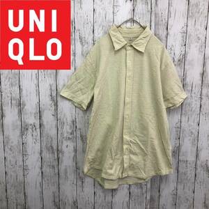 UNIQLO★ユニクロ★メンズ 半袖 コットン シャツ★サイズL　3-97