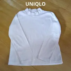 UNIQLO リブ編みハイネックシャツ 130