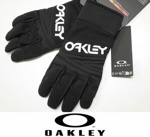 【新品】25 OAKLEY FACTORY PILOT CORE GLOVE - BLACK/WHITE LOGO - Sサイズ スノーボード グローブ パイプグローブ 正規品