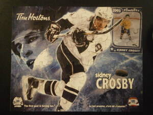 Tim Hortons（ティムホーテンズ）缶入り　NHL　Sidney Crosby（シドニー・クロスビー）　パズル100ピース　＊全部ピースあります