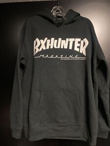 激レアBOUNTY HUNTER THRASHERロゴ パーカー サイズXL ブラック バウンティーハンター スラッシャー スウェット 