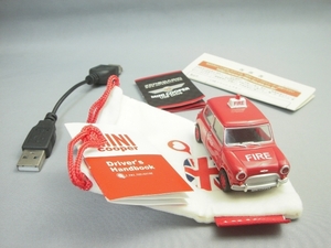 ZOROBASIC 1/50? MINI COOPER 「FIRE CHIEF」（USB2.0・4GB 内臓）ミニクーパー 消防指令車【未使用・箱擦れ汚れ有】2009～10年発売モデル