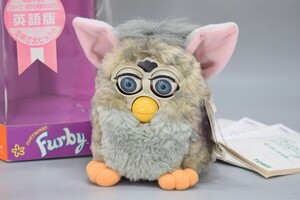 ファービー Furby おしゃべり天才ペット 英語版 TOMY トミー グレー おもちゃ バーチャルペット RO-174M/000