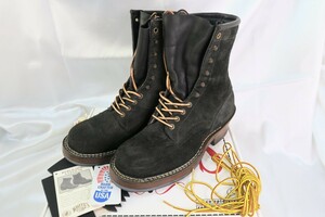 新品未使用　ホワイツ　スモークジャンパー　ブラック　ラフアウト　8インチハイト　サイズ　9E　WHITE’S BOOTS SMOKE JUMPER 