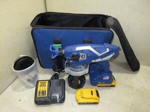 ▲▽8645　GRACO　グラコ　コードレスエアレススプレー　（ULTRA MAX　17N224）？　18V×２　セット品　エアレス　塗装機△▼