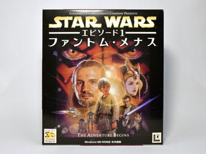 【Windows系】STAR WARS 　エピソードⅠ　 ファントム・メナス　　希少　日本語版　Windows98/95　