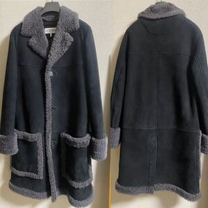 loewe リアルムートン ロングコート ロエベ レザー　ファーコート 46 メンズ　shearling coat ジャケット jwanderson 