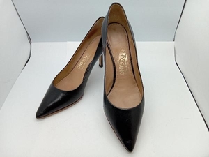 Salvatore Ferragamo ピンヒール パンプス ブラック ハイヒール サイズ5 1/2C(約23cm) ヒール高さ約7cm