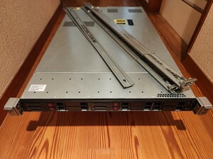 【レール付】 HPE ProLiant DL360p Gen8 10SFF Xeon E5-2650v2 *2 16C/32T 192GB 10GbE SFP+