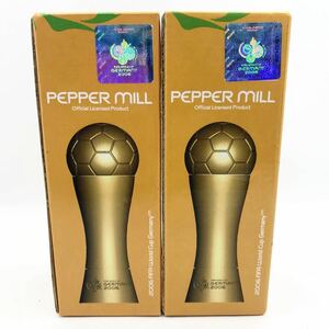 FIFA WORLD CUP GERMANY 2006 公式グッズ　サッカー　ペッパーミル　新品　未使用　2個セット　レア　入手困難　サッカーグッズ