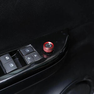 デザイン性UP♪ レッド ドアミラー スイッチ カバー スバル BRZ ZD8 R S カップカー ベーシック アニバーサリーリミテッド