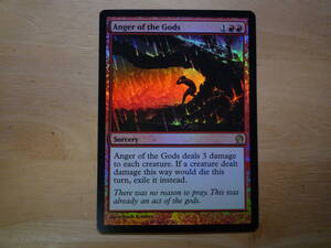 MTG　THS　神々の憤怒/Anger of the Gods　英語　Foil　1枚