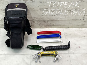 ☆ 【 発送限定 】 1円スタート売り切り! TOPEAK ZEFAL BB BORO トピーク サドルバッグ マルチツール ゼファール タイヤレバー ワイヤー錠